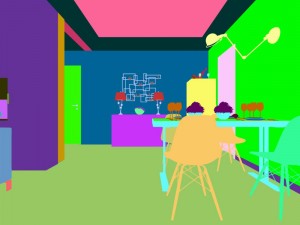 stylish avant-garde living room design 131 Modelo 3D