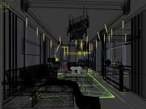 stylish avant-garde living room design 133 3D 模型