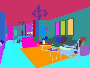 stylish avant-garde living room design 138 3D Model