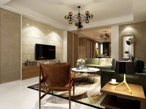 stylish avant-garde living room design 138 3D Model