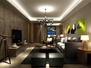 stylish avant-garde living room design 141 3D 模型
