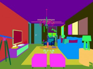 stylish avant-garde living room design 141 3D Model