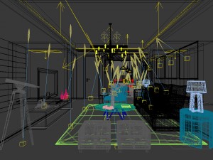stylish avant-garde living room design 141 3D Model