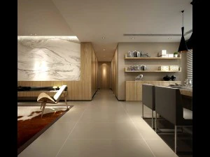 design elegante e vanguardista de sala de estar 143 Modelo 3D