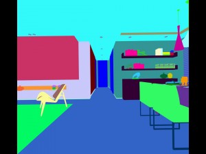 stylish avant-garde living room design 143 3D Model