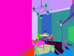 stylish avant-garde living room design 147 3D Model