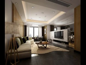 stylish avant-garde living room design 148 3D Model