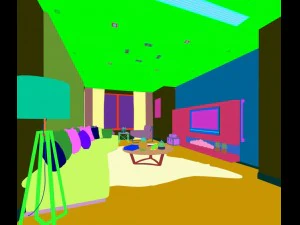 stylish avant-garde living room design 148 3D Model