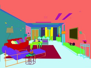 stylish avant-garde living room design 150 Modèle 3D
