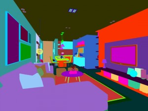 stylish avant-garde living room design 151 Modèle 3D