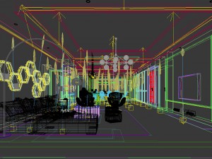 stylish avant-garde living room design 153 3D Model