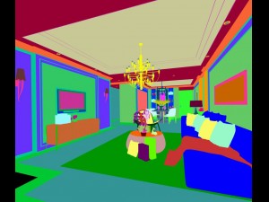 stylish avant-garde living room design 156 3D Model