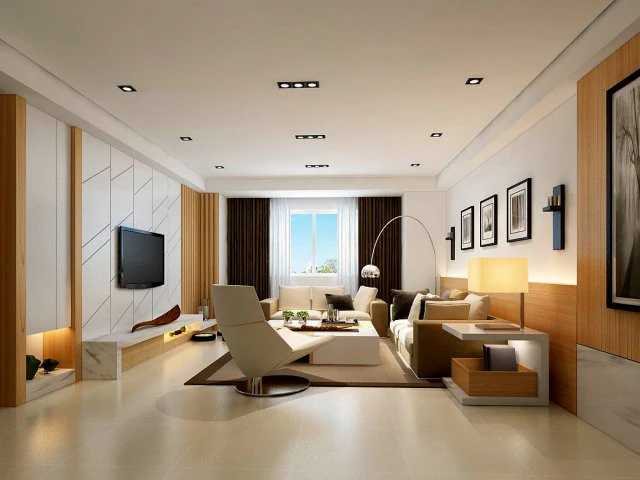 stylish avant-garde living room design 161 3D Model .c4d .max .obj .3ds .fbx .stl .blend