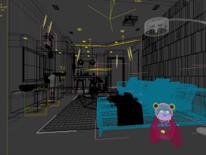 stylish avant-garde living room design 162 3Dモデル