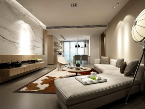 stylish avant-garde living room design 167 3D Model