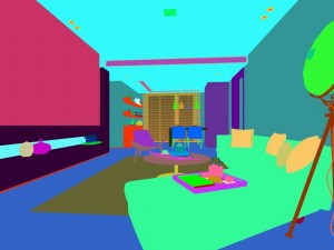 stylish avant-garde living room design 167 3D Model