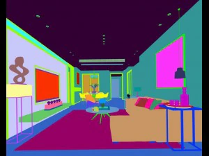 стильный авангардный дизайн гостиной 168 3D Модель