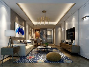 stylish avant-garde living room design 175 Modèle 3D