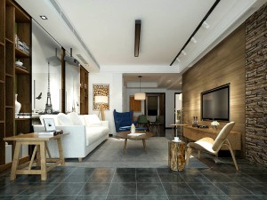 stylish avant-garde living room design 176 3D Model
