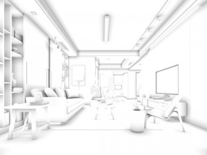 stylish avant-garde living room design 176 Modelo 3D