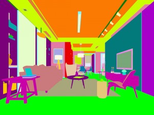 stylish avant-garde living room design 176 Modelo 3D