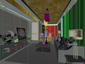 stylish avant-garde living room design 178 3D 模型