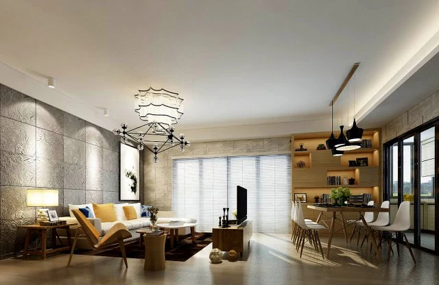 stylish avant-garde living room design 179 3D Model .c4d .max .obj .3ds .fbx .stl .blend 