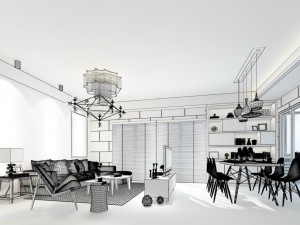 stylish avant-garde living room design 179 Modèle 3D