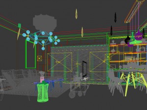 stylish avant-garde living room design 179 Modèle 3D