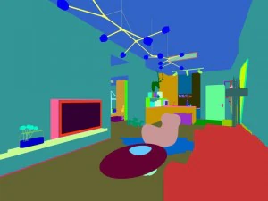 stylish avant-garde living room design 180 3D Model