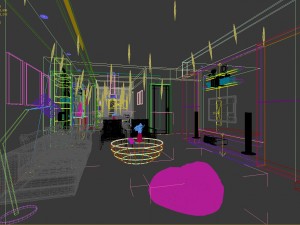 stylish avant-garde living room design 181 3Dモデル