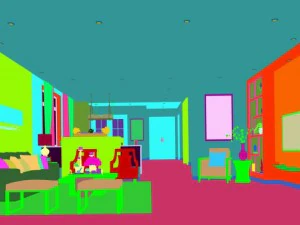 stylish avant-garde living room design 182 3D Model