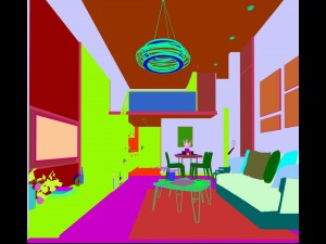 stylish avant-garde living room design 183 Model 3D