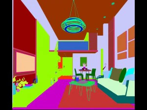 stylish avant-garde living room design 183 3D Model