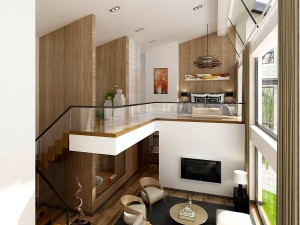 stylish avant-garde living room design 194 3D 모델