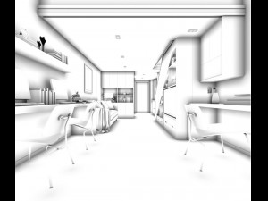 stylish avant-garde living room design 196 Modelo 3D