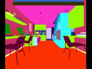 stylish avant-garde living room design 196 Modelo 3D