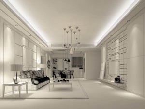 stylish avant-garde living room design 198 Modelo 3D