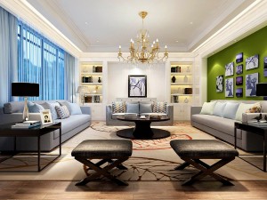 stylish avant-garde living room design 202 Modèle 3D