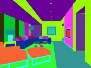 stylish avant-garde living room design 203 3D Model