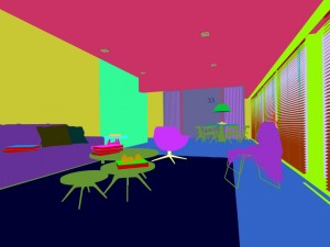 stylish avant-garde living room design 207 Model 3D