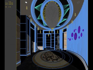 stylish avant-garde living room design 210 Modelo 3D