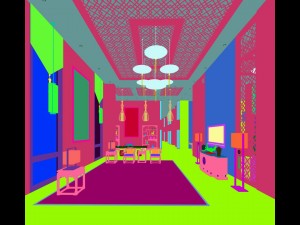 stylish avant-garde living room design 211 3D 模型