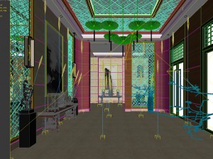 stylish avant-garde living room design 211 3D 模型