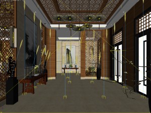 stylish avant-garde living room design 211 3D 模型