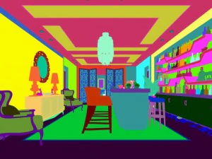 stylish family living room design 06 3D Model