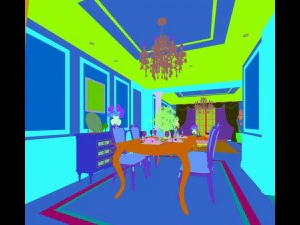 stylish family living room design 09 3D Model