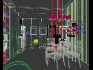 stylish family living room design 10 3D Model