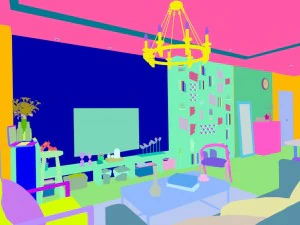 stylish family living room design 10 3D Model