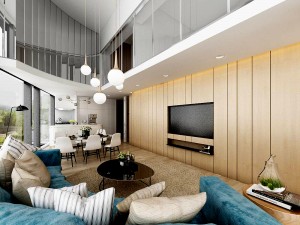 stylish family living room design 11 3D Модель